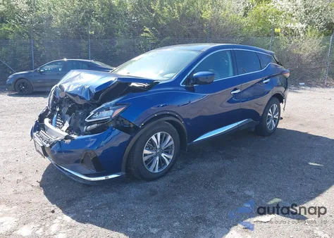 2022 Nissan Murano S Intelligent Awd from USA, damaged, VIN 5N1AZ2AS0NC117407